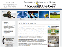 Tablet Screenshot of klaus-weber-gmbh.de